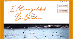 Desktop Screenshot of muniquintero.cl